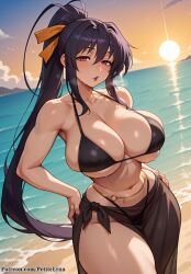 akeno himejima from high school dxd by petitelyna