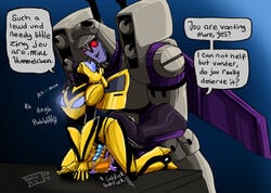 blitzwing blitzwing_(transformers) bumblebee bumblebee_(transformers) cum fingering precum_drip precum_string toxxicpill transformers transformers_animated