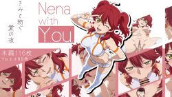1girls ai_generated breasts female_villain freckles freckles_on_face ginger ginger_female ginger_hair gundam gundam_00 hazel_eyes large_breasts more_at_source nena_trinity pale-skinned_female pale_skin red_hair redhead redhead_female redheaded_female twintails twintails_(hairstyle) villainess yellow_eyes