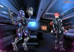 1boy 1girls 2025 2d 2d_(artwork) 2d_artwork abs alien alien_girl alien_humanoid ambient_sealife aquarium ass athletic big_ass big_breasts bioware black_clothing bodysuit boobs_and_ass_pose breasts clothed clothing commander_shepard curvaceous curvy curvy_figure dated digital_media_(artwork) duo electronic_art female glowing glowing_eyes hi_res hips hood hourglass_figure human humanoid imminent_sex john_shepard light-skinned_female light-skinned_male light_skin looking_back male male/female maleshep marine mask mass_effect meme muscular muscular_male parody purple-skinned_female purple_body purple_clothing purple_skin quarian quirogaart shaded signature slim_waist straight tagme tali'zorah_nar_rayya thick thick_hips thick_legs thick_thighs thighs tight_clothing titanfall voluptuous waist water wide_hips