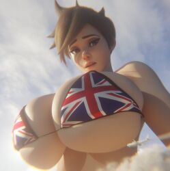 lena oxton from blizzard entertainment by dbhfrost