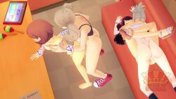 3d 4futas animated ann_takamaki atlus breast_grab breasts_out evaan from_behind futa_on_futa futa_only futanari karaoke koikatsu kujikawa_rise lisa_silverman lovers_arcana mating_press persona persona_2 persona_3 persona_4 persona_5 prince_of_magma shin_megami_tensei shorter_than_one_minute tagme video watermark yukari_takeba