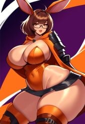 ai_generated bimbo dan16369336 female hanna-barbera scooby-doo tagme twitter_link velma_dinkley