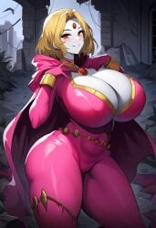 ai_generated bimbo bimbo_body bimbofication bimbofied dan16369336 dc dc_comics female raven_(dc) tagme teen_titans twitter_link