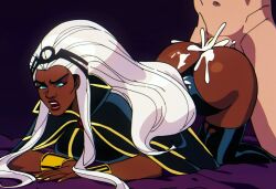 ai_generated anal anal_sex anal_sex dark-skinned_female excessive_cum huge_cock hyper_penis interracial marvel marvel_comics ororo_munroe pale-skinned_male storm_(x-men) superheroine will_of_ai x-men x-men_97