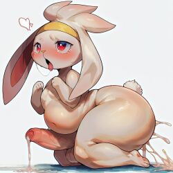 ai_generated belly_bulge big_ass big_butt brax_(artist) bunny civitai fur furry gay hips leaking_cum male_only pokemon rabbit raboot shortstack stable_diffusion tagme wide_hips