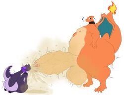 anthro arthropod ass backsack balls belly belly_on_penis big_balls big_butt big_penis bodily_fluids charizard closed_eyes cum cum_expulsion cum_in_mouth cum_inside cumlord curved_horn dragon drinking drinking_cum duo eyewear fire flaming_tail flies_for_smell fly_(animal) foreskin fur furred_dragon furred_scalie generation_1_pokemon genital_fluids genitals glasses hand_on_belly hazel_(hazlnutt) heart_symbol horn huge_balls huge_butt huge_cock hyper hyper_genitalia hyper_penis insects kneeling long_ears looking_pleasured male male/male multicolored_body musk mythological_creature mythological_scalie mythology nintendo nipple_piercing nipples oral orange_body overweight overweight_male penis piercing pokemon pokemon_(species) purple_body purple_horn retracted_foreskin scalie slightly_chubby smegma smegma_in_mouth smegma_on_face smegma_play smelly smelly_penis spiked_penis spiked_tail spikes spikes_(anatomy) standing stink_fumes stink_lines sweat sweaty_balls sweaty_genitalia sweaty_penis tail tongue tongue_out vein veiny_penis wearing_glasses wings