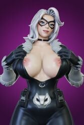 1girls 3d big_breasts black_cat_(fortnite) black_cat_(marvel) breasts felicia_hardy female female_only fortnite fortnite:_battle_royale fortnite_(marvel_comics) marvel marvel_comics mrvector_3d nipples solo spider-man_(series)