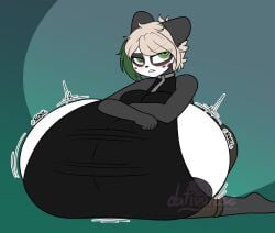 big_breasts breasts dativyrose female furry huge_breasts hyper_breasts panda tagme thick_thighs wide_hips