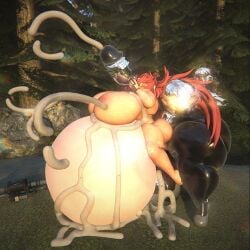 3d all_the_way_through baiken big_ass big_breasts big_penis breasts bubble_butt cum female futanari guilty_gear haydee haydee_(game) huge_ass huge_breasts huge_cock inflation lactating lactation penis qzk_forte sex tagme thick_thighs wide_hips