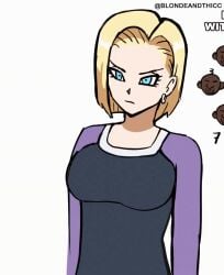 1girls 2d_animation android_18 animated artist_name baby big_breasts blonde_female blonde_hair blonde_hair_female blondeandthicc blue_eyes blue_eyes_female blush boob_tattoo breast_expansion breast_feeding breast_tattoo breasts cheating cheating_wife cleavage clothed clothed_female cringe dark-skinned_male dark_skin dragon_ball dragon_ball_super dragon_ball_z earring earrings expansion eyelashes female female_focus female_only grumpy horny huge_breasts interracial light-skinned_female light_skin marron mother netorare nipples nipples_visible_through_clothing no_sound ntr qos qos_tattoo queen_of_spade_symbol queen_of_spade_tattoo queen_of_spades queen_of_spades_symbol queen_of_spades_tattoo smile spade_tattoo tagme video visible_nipples white_background white_earring white_earrings wife