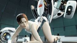 3d after_sex chell cum cum_in_pussy cum_on_body glados portal_(series) portal_2 robot_penis sfm source_filmmaker turret_(portal) verydefectivesfm watching_sex wheatley