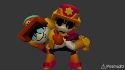 3d brawl_stars incest larry_(brawl_stars) lawrie_(brawl_stars) tagme twincest