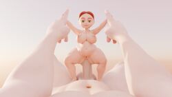 1boy 1boy1girl 1girls 3d anon blender chubby chubby_female faceless_male holding_finger horny_female jessie_(toy_story) just_the_tip light_skinned_male massive_size_difference questionable_consent reversemilkman sex_doll sex_slave size_difference slave sole_female sole_male toy toy_story toy_story_2