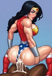 ai_generated cum_explosion cum_in_pussy cum_inside dark-skinned_male dc dc_comics diana_prince excessive_cum huge_cock hyper_penis superheroine vaginal_penetration vaginal_penetration will_of_ai wonder_woman wonder_woman_(series)