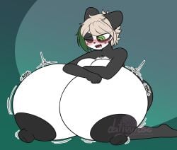 big_breasts breasts dativyrose female furry huge_breasts hyper_breasts nipples panda tagme thick_thighs wide_hips