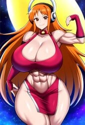 ai_generated bimbo dan16369336 female female_only nami nami_(one_piece) one_piece shonen_jump shueisha tagme twitter_link weekly_shonen_jump weekly_shounen_jump