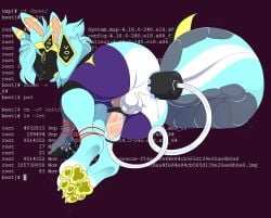 4_ears 4_toes anal anal_sex anthro arms_tied ass backsack balls ballsack blank_stare blue_body blue_fur bodily_fluids bondage bound cum cum_circulation cum_in_ass cum_in_own_ass cum_in_self cum_inside cum_tube dazed digital_media_(artwork) digitigrade dipstick_ears ear_markings ejaculation erection error_message feet femboy festive_winter fish fucked_silly fur genital_fluids genitals hair hi_res hybrid knot knotted_penis large_insertion legs_tied legs_together machine male male_focus male_only marine milking_machine multi_ear multicolored_body multicolored_ears object_in_ass open_mouth pawpads paws penetration penile penis penis_backwards penis_milking perineum pilvi_owo pink_inner_ear programming_humor protogen protogen_armor protogen_visor restrained restraints screen screen_face sex_toy sex_toy_in_ass sex_toy_insertion shark solo spiral spiral_eyes submissive submissive_male tail text text_background thick_tail toes tuft twitching wall_of_text white_body white_fur yellow_pawpads