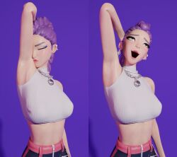 rumi (kpop demon hunters) from kpop demon hunters by theblendertaper