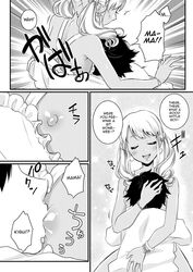 2boys anal binto_(artist) censored cum_in_ass cum_in_mouth cum_inside doujinshi english_text fellatio male male_only manga monochrome nude oral page_11 sasaki_saaya sex text translated trap yaoi