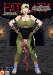 sonya blade from mortal kombat by artxesh
