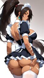french maid nidalee from league of legends by effernetti