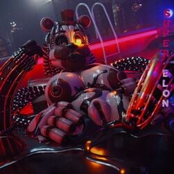 1girls 3d 3d_(artwork) 3d_artwork 3d_background 3d_model 3d_render absurd_res absurd_resolution absurdres animatronic animatronic_female animatronic_girl bear_ears bear_nose big_breasts black_liquid breasts breasts_bigger_than_head busty busty_female cable cables closed_mouth curvy curvy_body curvy_female curvy_figure exposed_breasts exposed_nipples exposed_pussy female female_only five_nights_at_freddy's fnaf front_view glistening glistening_body glistening_breasts glistening_eyes glistening_face glistening_pussy glistening_skin hat hi_res high_quality high_resolution highres huge_breasts humanoid humanoid_female large_breasts looking_at_viewer lying lying_on_back molten_freddy molten_freddy_(fnaf) nipples one_eye_closed orange_eyes patreon patreon_username pussy robot robot_girl robot_humanoid robot_joints robotic_arm rule_63 scottgames shiny shiny_breasts shiny_face shiny_pussy shiny_skin solo super_elon watermark white_body white_breasts white_face white_pussy white_skin