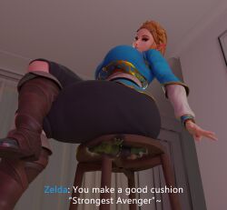 3d 3d_(artwork) ass bigger_female breasts crush crushing elf elf_ears elf_female elf_girl evil_grin female female_focus femdom giant_breasts giantess goddess huckleberry8181 huge_ass huge_breasts hulk marvel marvel_comics nintendo princess princess_zelda smile smug thick_ass thick_legs thick_thighs voluptuous voluptuous_female zelda_(breath_of_the_wild)