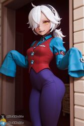 ai_generated anime_style brawl_stars breasts colette colette_(brawl_stars) female hackwork sexy_pose supercell
