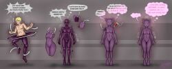 absurd_res after_transformation anthro blonde_hair bulge_rubbing clothing dildo_in_mouth domestic_cat drone felid feline felis female fur gender_transformation goo_transformation hair hi_res human latex latex_clothing latex_skinsuit latex_transformation machine male male/female mammal materialcoin mtf_transformation nude nude_male one_eye_closed oral oral_penetration penetration sex_toy sex_toy_in_mouth sex_toy_insertion skinsuit slime smile solo suit_transformation tight_clothing transformation transformation_ring