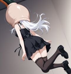 absorption absorption_vore ai_generated anime_girl cell cell_(dragon_ball) cell_vore dragon_ball_z female hispanic_virtual_youtuber mind_break mind_control pookyboo swallowing virtual_youtuber vore vtuber