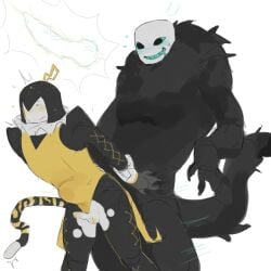 2boys anal balls crossover die_of_death_(roblox) doodle forsaken_(roblox) from_behind gay gay_sex male male/male male_only penis pursuer_(die_of_death) ringmaster_(forsaken) ripped_clothing roblox roblox_game robloxian self_upload sexmaster99 standing standing_sex tagme
