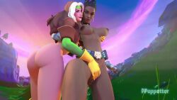 2girls 3d 3d_animation african african_female animated anna_marie ass breast_play breasts breasts_out dark-skinned_female dark_skin effectively_nude female female_only fingering fingering_pussy fortnite fortnite_(marvel_comics) gloves holding_breast holding_breasts interracial interracial_yuri kissing letitia_wright light-skinned_female light_skin marvel marvel_comics nipples orgasm puppetter pussy rogue_(fortnite) rogue_(x-men) shuri_(fortnite) shuri_(marvel) sound standing tagme video wet_pussy x-men yuri