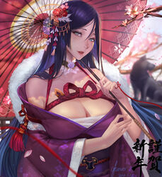 minamoto no raikou (fate/grand order) from fate (series) by gtunver