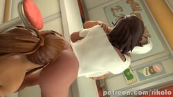 3d animated ashe_(overwatch) ass ass_slap big_ass big_breasts big_butt big_hips big_penis big_thighs bottomless bouncing_ass brigitte bubble_butt butt chubby curvy dickgirl erection eyewear female foreskin from_behind futa_on_female futa_with_female futanari glasses handjob huge_ass huge_butt intersex jiggle kissing large_ass large_breasts mei_(overwatch) oral overwatch pajamei penis rikolo rimming route_66_(map) short_video shorter_than_30_seconds shorter_than_one_minute sound thick thick_thighs uncut video wide_hips