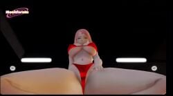 1girls 3d animated ass bikini breasts dancing female legs mechferatu mmd naruto sakura_haruno tagme video
