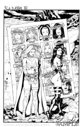 alison_blaire anna_marie avengers betsy_braddock black_and_white bound breasts cleavage dat_ass dazzler dean_juliette defeated defeated_heroine domino_(marvel) emma_frost female female_only jean_grey kitty_pryde large_breasts lorna_dane marvel marvel_comics marvel_girl multiple_girls mystique neena_thurman ororo_munroe pencil_(artwork) polaris_(x-men) psylocke raven_darkholme rogue_(x-men) scarlet_witch shadowcat storm_(x-men) thong thong_leotard wanda_maximoff white_queen x-men