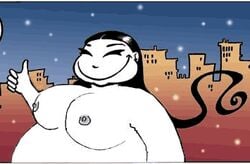 2d_animation animated comic nemi nemi_montoya obese