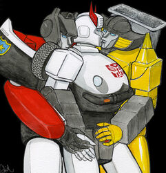 gay prowl sideswipe sunstreaker tagme transformers