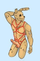 1boy anthro anthro_focus anthro_only completely_nude completely_nude_male digital_drawing_(artwork) digital_media_(artwork) erect_penis erection five_nights_at_freddy's furry furry_male furry_only humanoid_genitalia humanoid_penis lagomorph lagomorph_humanoid leporid leporid_humanoid male male_anthro male_focus male_only mulkogimo navel nude nude_male penis penis_focus penis_out rabbit rabbit_humanoid scar scars scars_all_over solo solo_anthro solo_focus solo_in_panel solo_male springtrap springtrap_(fnaf)