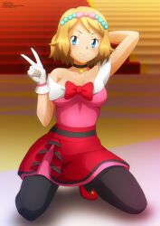 breasts pokemon serena_(pokemon) showcase_outfit tagme zel-sama