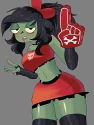 cheerleader zombie from electronic arts by eleterno2001