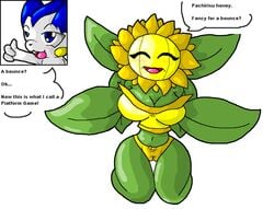 conker conker's_bad_fur_day crossover pachirisu pokemon rareware sunflora sunflower sunflower_(conker's_bad_fur_day)