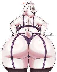 ass big_ass big_breasts breasts bubble_butt female furry goat huge_ass jhenightfox lingerie milf tagme thick_thighs toriel undertale wide_hips