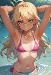 1girls ai_generated blonde blonde_female blonde_hair blonde_hair_female civitai female female_focus goofy_ai long_hair messy_hair pale pale-skinned_female pale_skin panty_&_stocking_with_garterbelt panty_anarchy tagme