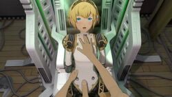 1080p 1080x1920 1920x1080 1boy 1girls 3d_(artwork) aigis_(persona) animated blonde_hair blue_eyes human_on_robot lazyprocrastinator makoto_yuki missionary_position no_sound penis persona persona_3 persona_3_reload robot robot_girl rubbing rubbing_penis sex short_hair shorter_than_30_seconds tagme video