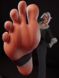 3d_(artwork) 3d_model black_bodysuit black_cat_(marvel) bodysuit choker felicia_hardy female foot_fetish foot_focus gloves marvel marvel_comics mask masked mrgtsfloop nails nails_painted sole_female soles stirrup_legwear stirrups tagme toenail toenails white_hair