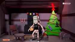 3d animated blowjob fuckerman goofy_ahh_sex merry_christmas tagme vaginal_penetration video