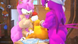 1boy 1femboy 2futas 3d 3d_animation aggressive_sex amy_rose anal animated anthro areola balls big_ass big_breasts bird blowjob countersfm cum cum_while_penetrated cumshot erect_nipples erection fox futa_on_male futanari handjob hedgehog male male_penetrated nipples no_sound orgasm penis sex sonic_(series) swallow_(bird) tagme tails_doll tails_the_fox threesome trio video wave_the_swallow