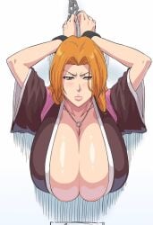 big_breasts bleach highres iwao178 looking_at_viewer matsumoto_rangiku mature_female milf non-web_source tagme third-party_edit